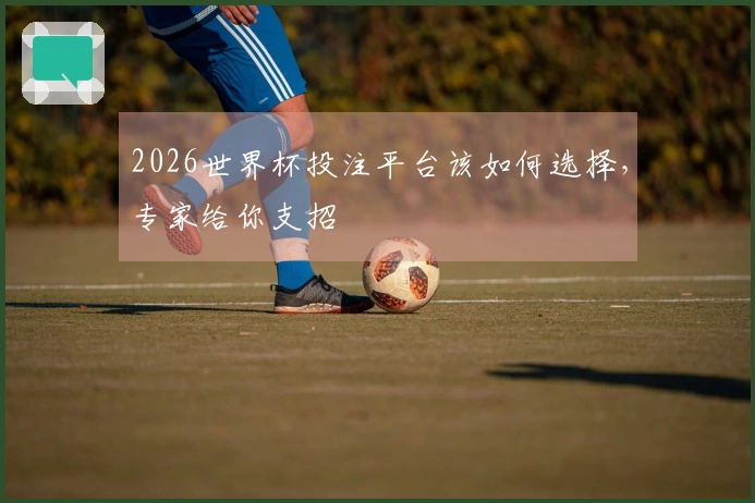 2026世界杯投注平台该如何选择，专家给你支招